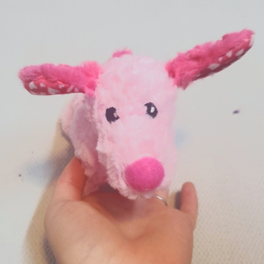 XOXO Pink Stuffed Dog